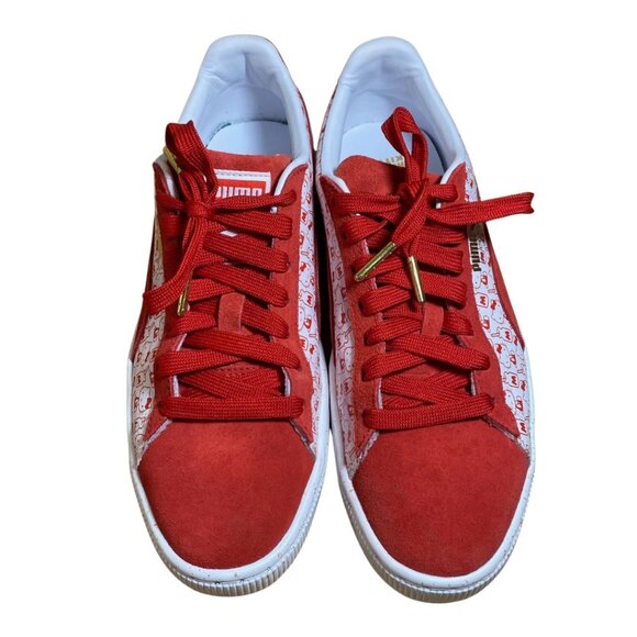 Puma Suede Classic x Hello Kitty 50th Anniversary Sneakers — Women's 9 - Picture 8 of 15